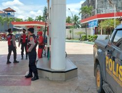 Polres Pringsewu Pantau Distribusi BBM dI SPBU Selama Arus Mudik Idul Fitri