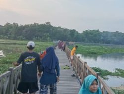 Jembatan Kayu Waduk Cenglik Boyolali Salah Satu Wisata Alam Ramah untuk di Kunjungi