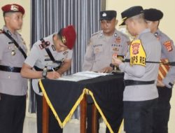 Dua Kabag dan Tiga Kasat di Polres Pringsewu Berganti