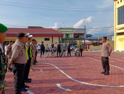 Patroli Presisi Skala Besar TNI,Polri, Instansi Terkait Cegah Gangguan Kamtibmas pada Hari Buruh Internasional di Kabupaten Samosir