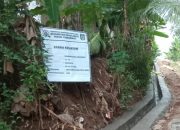 Drainase Pekon Gumukmas Pringsewu Direalisasikan DD Tahap 1