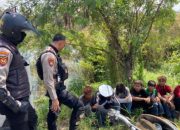 Unit Patroli Samapta Polres Ogan Ilir Amankan Tuju Remaja Kerap Lakukan Aksi Pungli