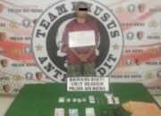 Pelaku Penyalahguna Narkotika Diamankan Polisi