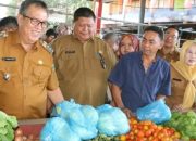 Operasi Pasar Murah, Pj. Bupati Bersama Camat Kota Muara Enim&nbsp;