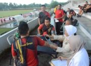 Prajurit Korem 044/Gapo Buktikan Fisik Prima Melaui Tes Kesemaptaan Jasmani