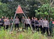 Sinergi Dengan Instansi Vertikal, Satgas Pamtas RI-Malaysia Yonarmed 16/TK Gelar Patroli Gabungan di Perbatasan