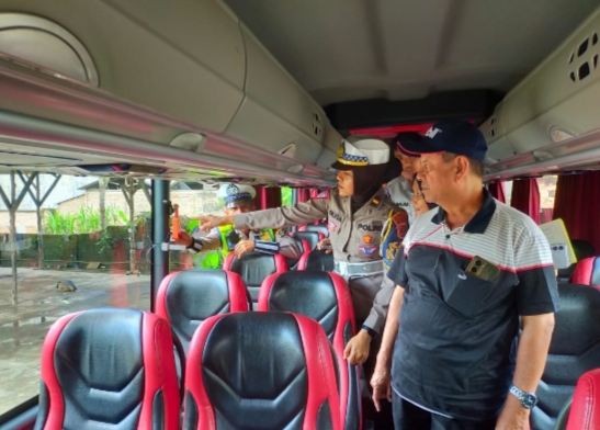 Satlantas Polres Pringsewu dan Jasa Raharja Inspeksi Perusahaan Transportasi Darat IMG_20240516_102941