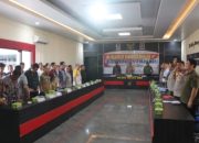 Rapat Koordinasi Progress Pembangunan Proyek Strategis Nasional di Wilayah Hukum Polres Muara Enim