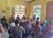 Polres Muara Enim Gelar Jumat Curhat di Desa Muara Lawai