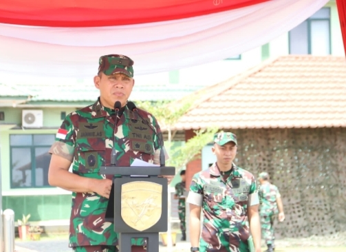 Kasdam XII/Tpr Cek Kesiapan Prajurit Beruang Cakti yang Akan Berangkat Amankan Perbatasan RI-MLY IMG_20240519_213218