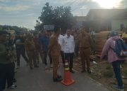 PJ Walikota Palembang Ratu Dewa Tinjau Pemasangan Lampu Jalan Talang Kepuh Gandus