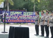 Kapolres Siak AKBP Asep Sujarwadi Pimpin Upacara Sertijab Kasat Reskrim dan Kapolsek Tualang Serta Penyerahan Jabatan Kasi Propam