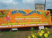 Kapolsek Gelumbang Beri ucapan kepada camat Gelumbang usai dilantik dua hari yang lulu