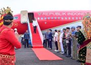 Tiba Di Lubuk Linggau , Presiden Disambut Pangkogasgabpad