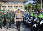 Kunjungan pak presiden RI,H.joko widodo ke riau 1.266.TNI-POLRI di kerah kan