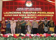 Kapolres Labuhanbatu Hadiri Launching Tahapan Pilkada Bupati/Wakil Bupati Tahun 2024