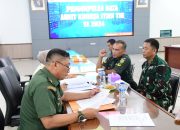 Korem 044/Gapo Menerima Tim Audit Itjen TNI, Keterbukaan Kunci Fungsi Manajemen Organisasi