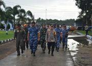 Danrem 043/Gatam Sambut Kedatangan KASAU Marsekal TNI M. Tonny Harjono, S.E., M.M., Di Lanud Pangeran M. Bun Yamin 