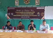 Pelantikan Serentak Pantarlih Pilkada 2024 Kecamatan Lalan