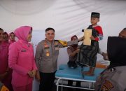 Peringati HUT Bhayangkara ke-78, Polres Muara Enim Gelar Khitanan Massal dan pengobatan Gratis