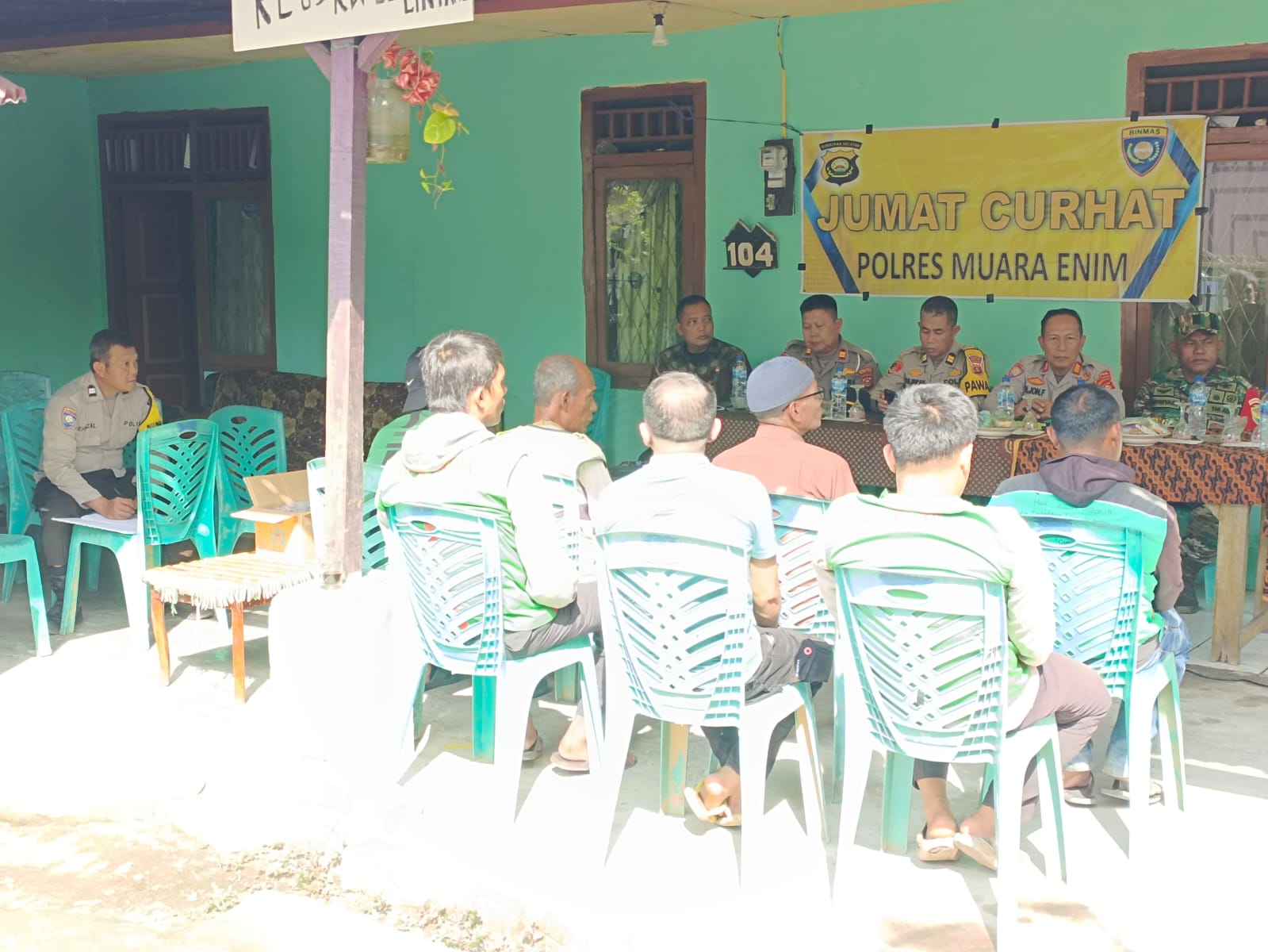 Polres Muara Enim Gelar Jumat Curhat di Air Lintang IMG-20240628-WA0012