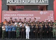 Polres Kabupaten Kepulauan Meranti Gelar Upacara Memperingati Hari Lahir Pancasila