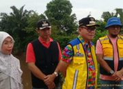 Pj Bupati Banyuasin H. Hani Syopiar Rustam Pantau Hasil Normalisasi Sungai Gasing di Perumahan Alghoni
