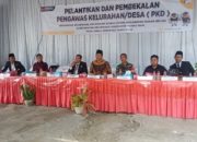 Pelantikan Anggota PKD dalam Penyelenggaraan Pemilu Tahun 2024 Tiga kecamatan