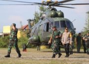 Kapolres Pringsewu dan Forkopimda Sambut Kunjungan Kerja Kepala Staf TNI AD