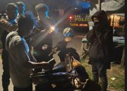 Patroli Malam, Polres Pringsewu Amankan Empat Sepeda Motor