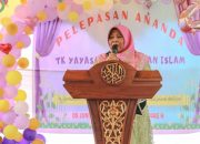 Bunda PAUD Kepulauan Meranti Hadiri Pelepasan Siswa TK Yapis Selatpanjang 