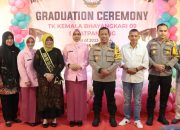 Hadiri Perpisahan dan Pelepasan Murid TK Kemala Bhayangkari 09 Selatpanjang, Kapolres Dampingi Ketua Cabang Bhayangkari