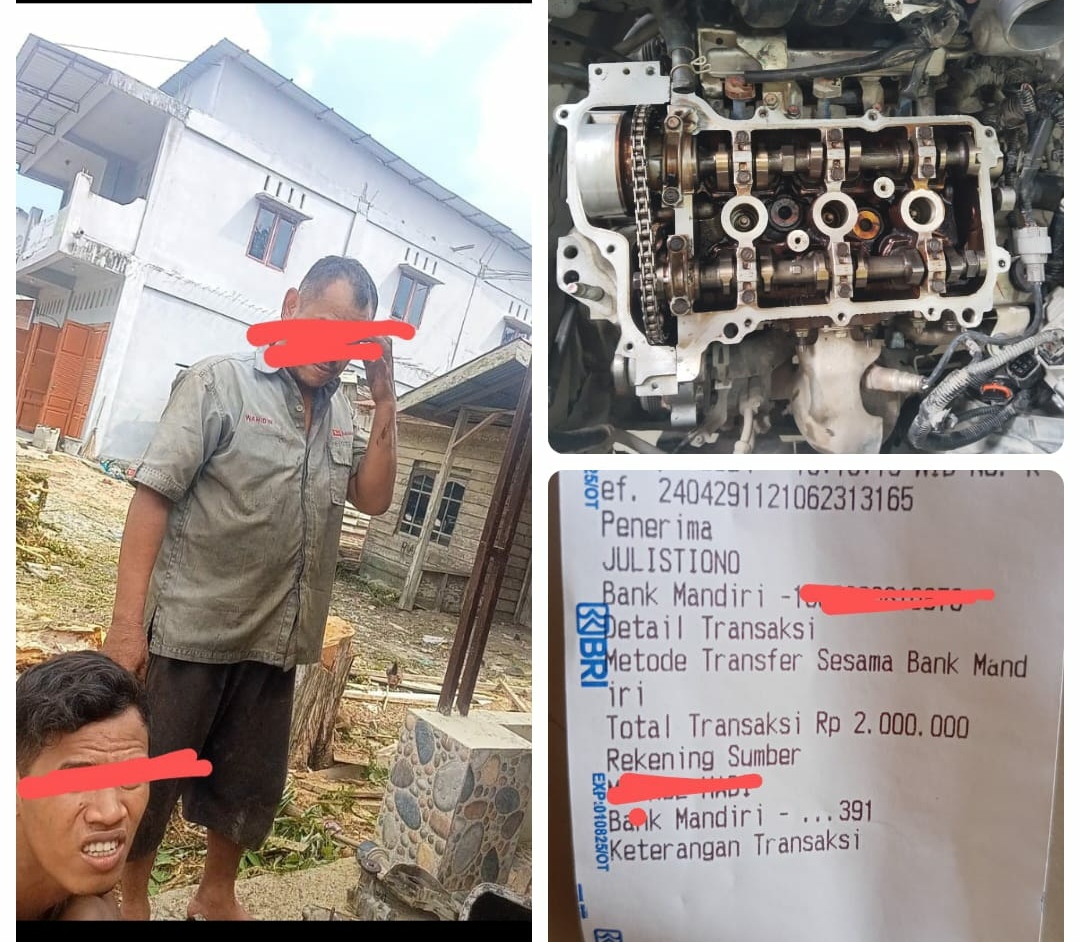 Ulah Seorang Mekanik Mobil, Korban Merasa Dirugika Dan Akan Melaporkan Ke Penegak hukum IMG_20240616_102616