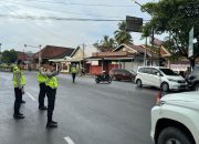 Polres Muara Enim melaksanakan pengamanan aksi peduli Palestina