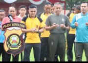 Polres Muara Enim Gelar Olahraga Bersama dalam rangka Hari Bhayangkara ke-78