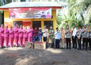 Pancaran Kebahagiaan dari Rumah Baru Sopyan yang di berikan Kapolres Muara Enim
