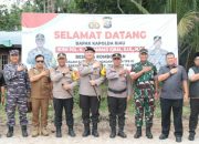 Bupati Asmar Dampingi Kapolda Riau Tinjau PSU di Tanjung Peranap 