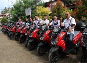 Tingkatkan Kualitas Pelayanan Petugas, Pemko Gunungsitoli Serahkan 17 Unit Motor di 7 Puskesmas