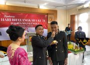 Syukuran Hari Bhayangkara Ke-78, Kapolres Majalengka Beri Potongan Tumpeng Ke-Personel Tertua dan Termuda