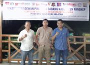 Ketua DPD PJI Sulsel Bersilaturahmi Ke Sekretariat PW MOI Pangkep