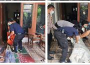Polsek Cileungsi Bersama Instansi Terkait Lakukan Cek TKP Penemuan Mayat di Dalam Perumahan