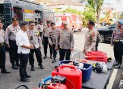 Pastikan Siap Dukung Antisipasi Karhutla, Kapolda Sumsel Periksa Kendaraan dan Sarana Peralatan Pemadam Api