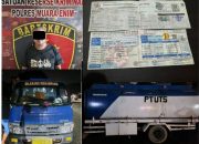 Sat Reskrim Polres Muara Enim Tangkap Tesarngka Pengangkut 10.000 Liter BBM Ilegal