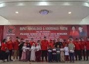 Syukuran Calon Tunggal PDIP, Tri Adhianto Santuni Ratusan Anak Yatim