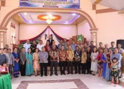 Bupati Nias Utara Hadiri Pesta Pembangunan Rumah Dinas Pelayan Resort 24 BNKP