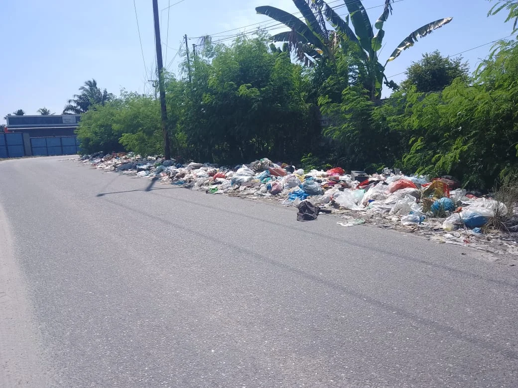 Ada Tumpukan Sampah Banyak di Jl. Karya IV Desa Tanah Merah Kec. Siak Hulu Kab. Kampar. IMG-20240724-WA0141