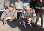 Polres Muara Enim Periksa Senjata Api Dinas untuk Cegah Penyalahgunaan