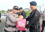 Lepas Personil BKO Brimob Riau Setelah Menyelesaikan Pengawasan Tahapan PSU di Meranti