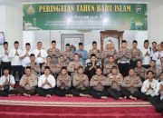 Memperingati Tahun Baru Islam 1 Muharam 1446 H Polres Meranti adakan Kegiatan Binrohtal&nbsp;