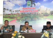 Kasdim 0322/Siak Hadiri Rapat Pembahasan Usulan Rekomendasi Cetak Sawah Baru di Bunga Raya